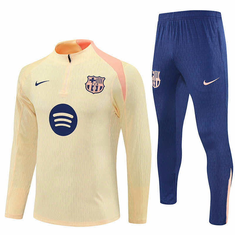 FC Barcelona Barça Half Zip Training Suit Set
