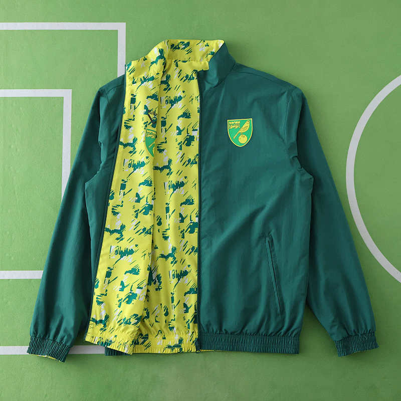 Norwich City F.C. Wear On Both Sides Windbreaker