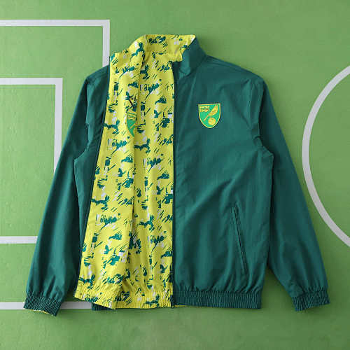 Norwich City F.C. Wear On Both Sides Windbreaker