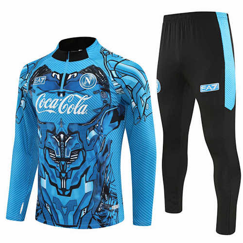 S.s.c. Napoli Half Zip Training Suit Set