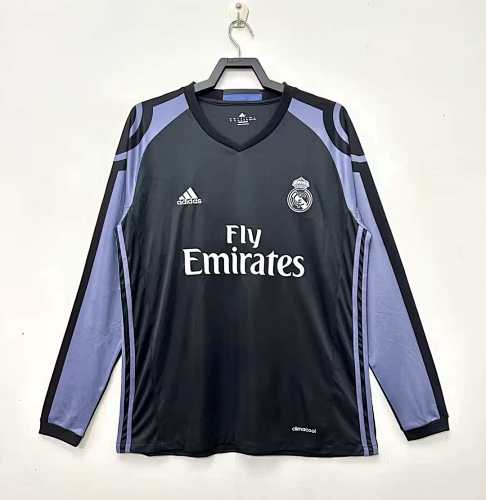 Real Madrid Third Long Sleeved Retro Fan Version