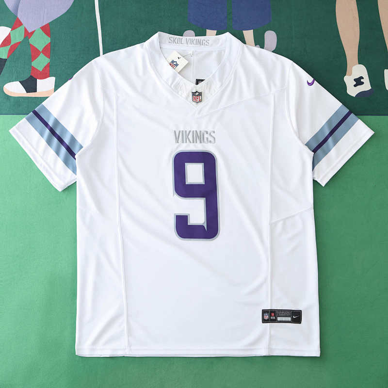 Minnesota Vikings White 3th Generation 9 McCARTHY