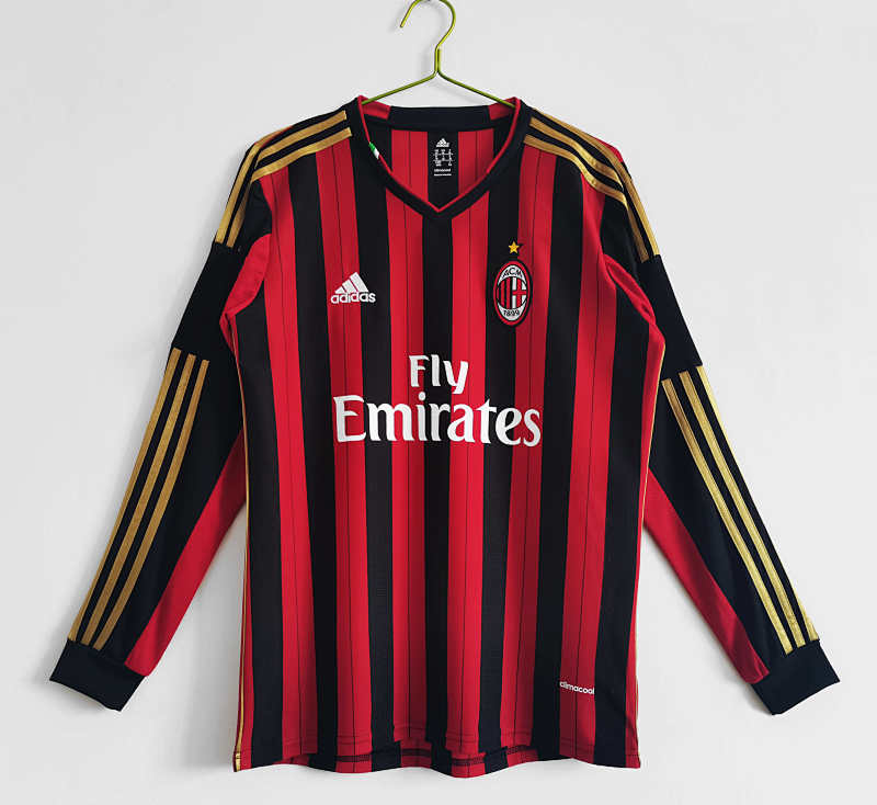AC Milan Home Retro Long Sleeved Fan Version