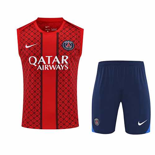 Paris Saint-Germain F.C. Training Clothes Suit Vest Fan Version