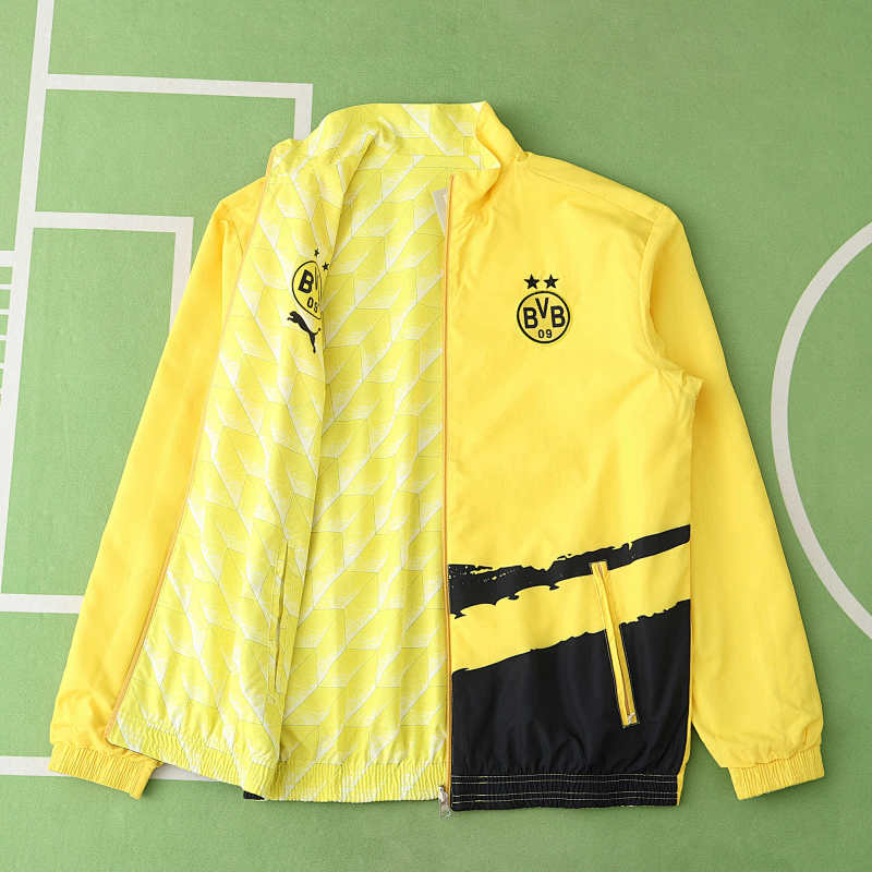 Borussia Dortmund Wear On Both Sides Windbreaker
