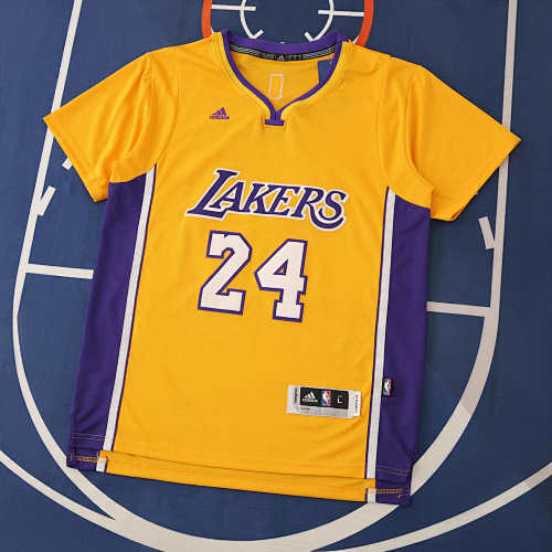 Nba L.A. Lakers Yellow 24 Bryant T Shirt