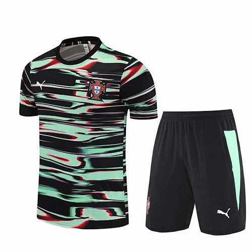 Portugal Training Clothes Suit Short Sleeve Fan Version