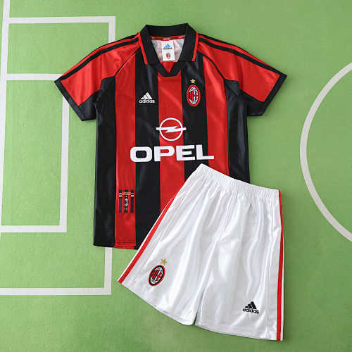 A.C. Milan Home Retro Kids Kit