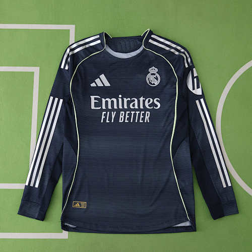 Real Madrid CF Away Long Sleeve Player Version