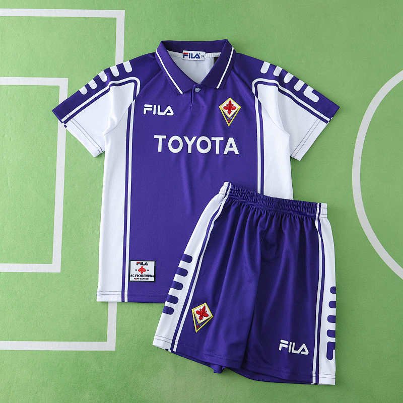Acf Fiorentina Home Retro Kids Kit