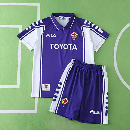 Acf Fiorentina Home Retro Kids Kit