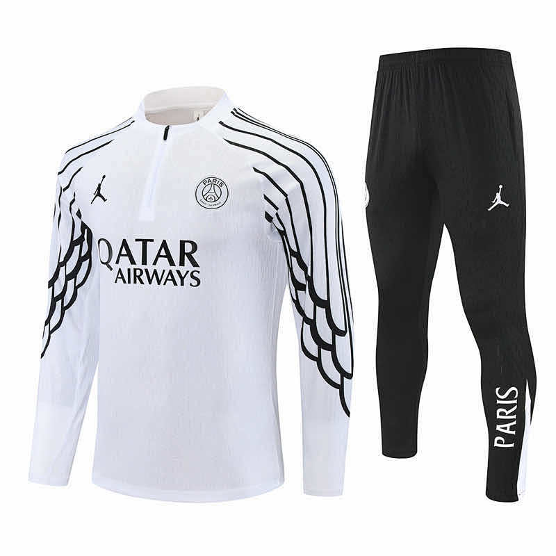 Paris Saint-Germain F.C. Half Zip Training Suit Set