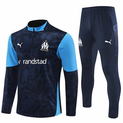 Olympique De Marseille Half Zip Training Suit Set