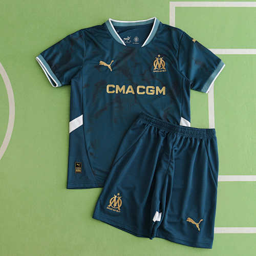 Olympique De Marseille Away Kids Kit