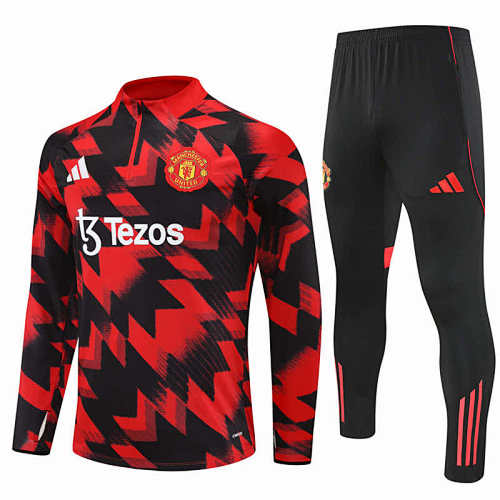 Manchester United F.C. Half Zip Training Suit Set