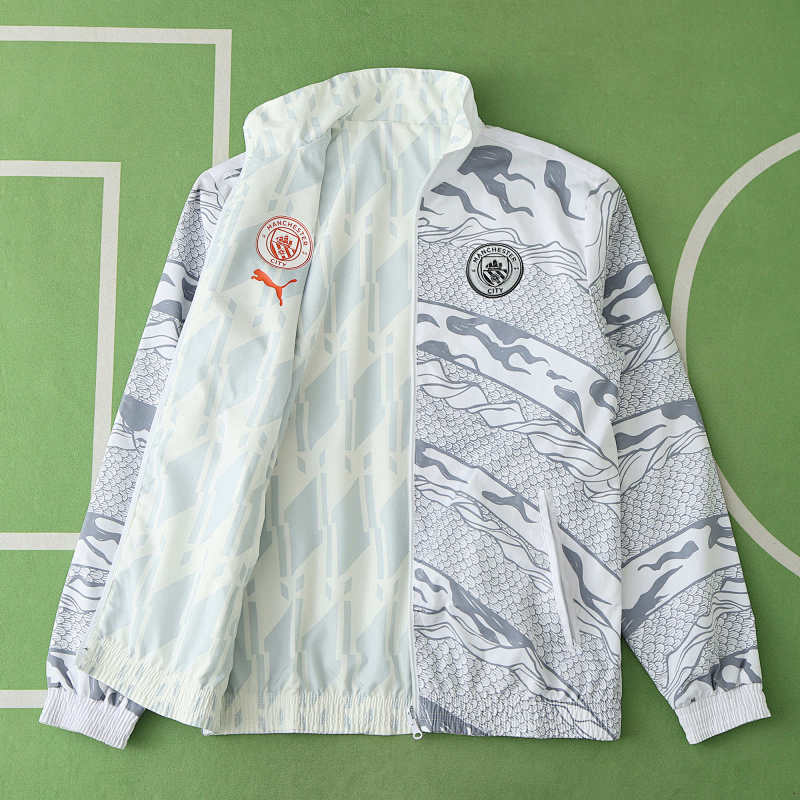 Manchester City F.C. Wear On Both Sides Windbreaker