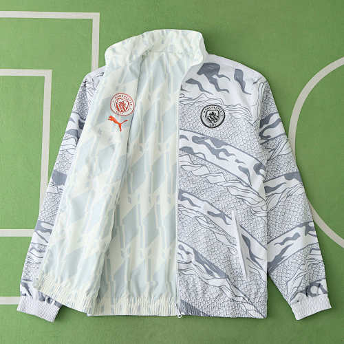 Manchester City F.C. Wear On Both Sides Windbreaker