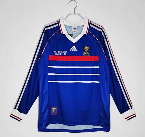 France Home Long Sleeved Retro Fan Version