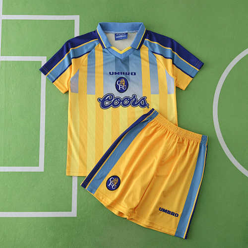 Chelsea F.C. Away Retro Kids Kit