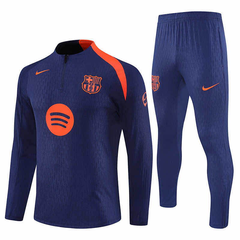 FC Barcelona Barça Half Zip Training Suit Set