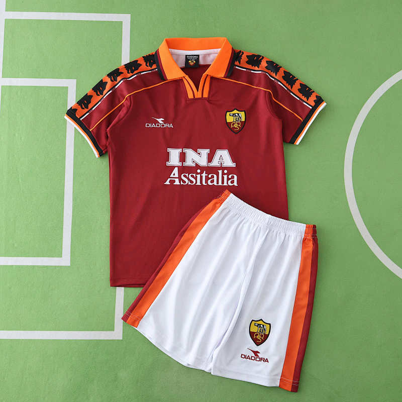 A.S. Roma Home Retro Kids Kit