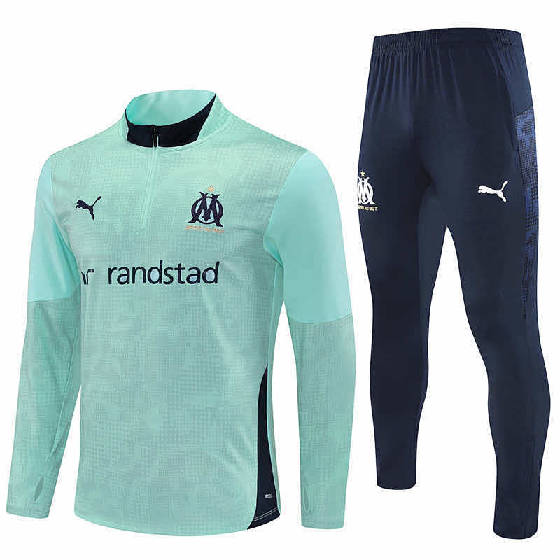 Olympique De Marseille Half Zip Training Suit Set