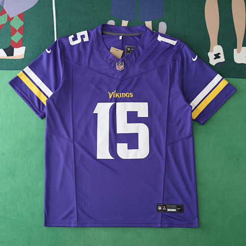 Minnesota Vikings Blue 3th Generation 15 Turner