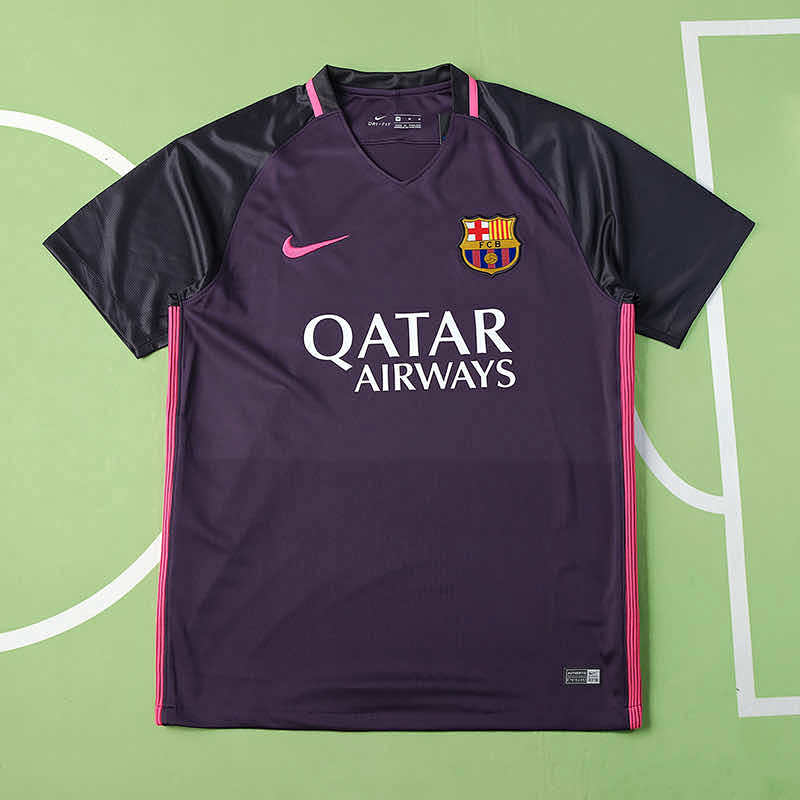 16-17 Season Barcelona Away Retro Fan Version