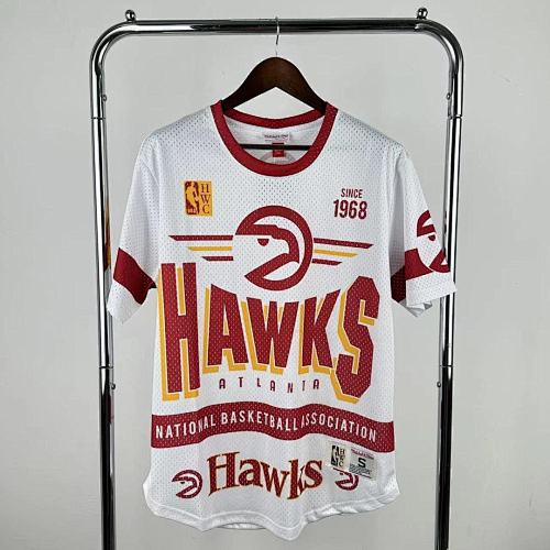 25-26 Nba Atlanta Hawks Retro Short Sleeved Shirt