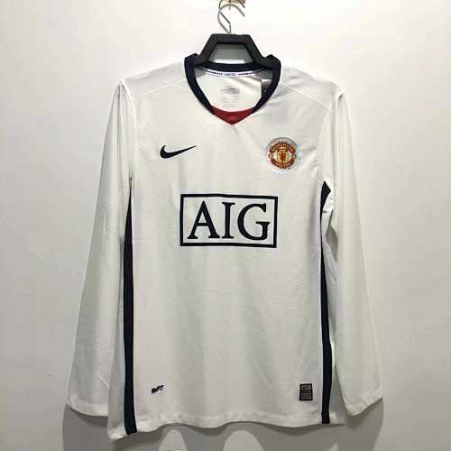 Manchester United Away Long Sleeved Retro Fan Version
