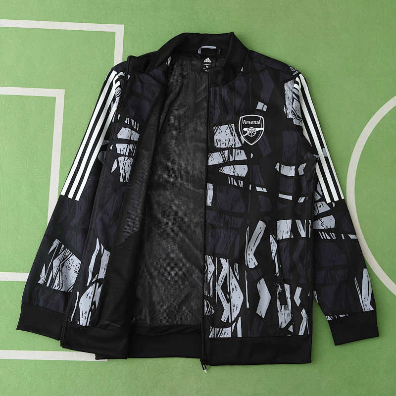 Arsenal F.C. Black Windbreaker