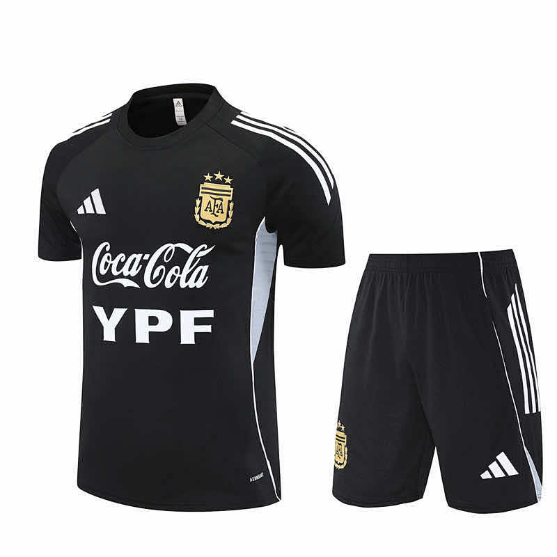 Argentina Training Clothes Suit Short Sleeve Fan Version