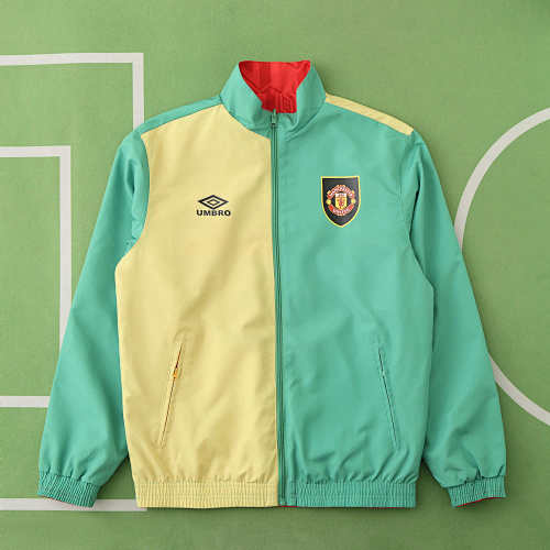 92-94Manchester United F.C. Wear On Both Sides Windbreaker