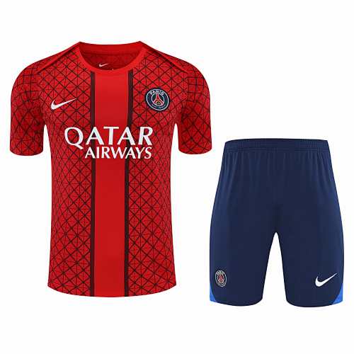 Paris Saint-Germain F.C. Training Clothes Suit Short Sleeve Fan Version