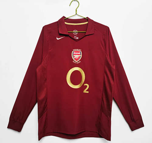Arsenal Home Long Sleeved Retro Fan Version
