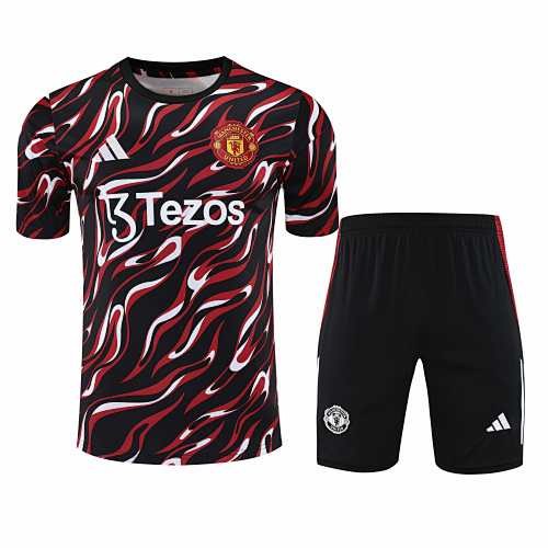 Manchester United F.C. Training Clothes Suit Short Sleeve Fan Version