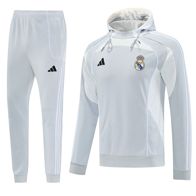 Real Madrid CF Hooded Training Jacket Set
