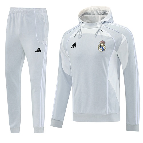 Real Madrid CF Hooded Training Jacket Set