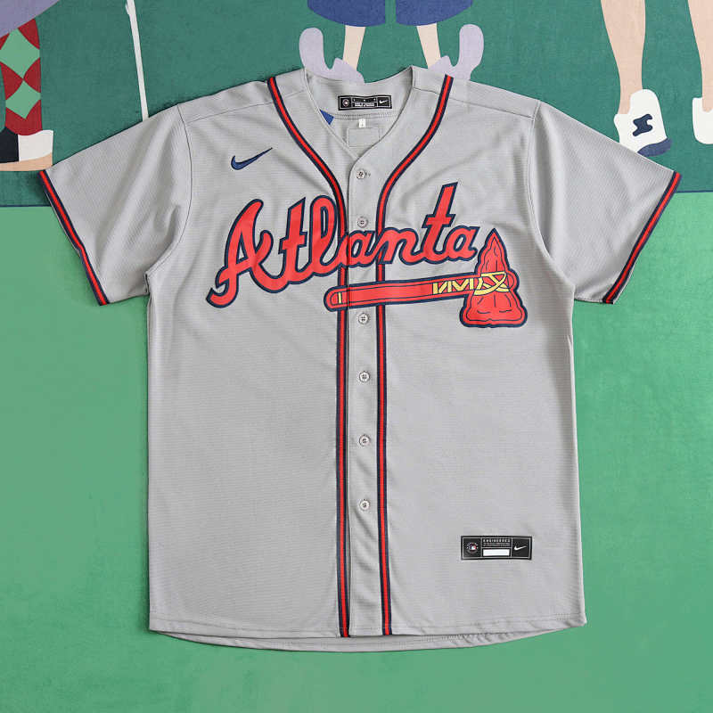 Mlb Atlanta Braves Grey