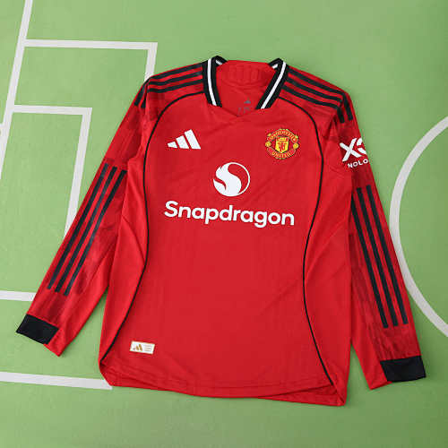 Manchester United F.C. Home Long Sleeve Player Version