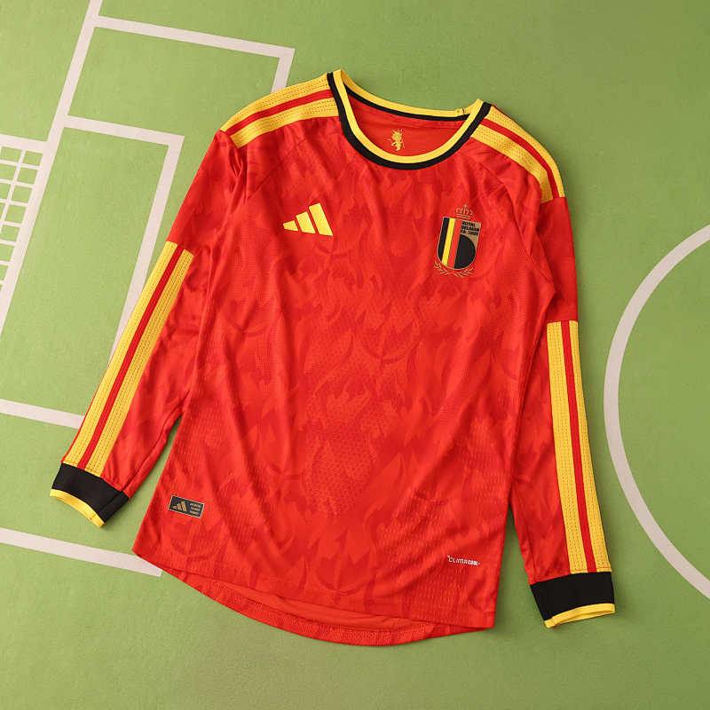 Fifa World Cup Belgium Home Long Sleeve Player Version