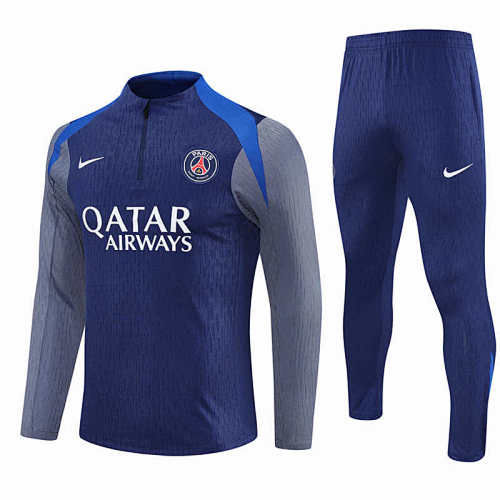 Paris Saint-Germain F.C. Half Zip Training Suit Set
