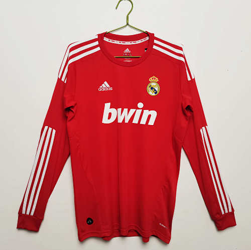 Real Madrid Away Long Sleeved Retro Fan Version