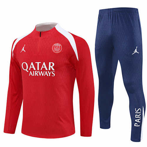 Paris Saint-Germain F.C. Half Zip Training Suit Set