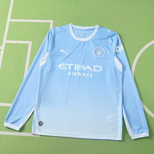 Manchester City F.C. Home Long Sleeves Fan Version