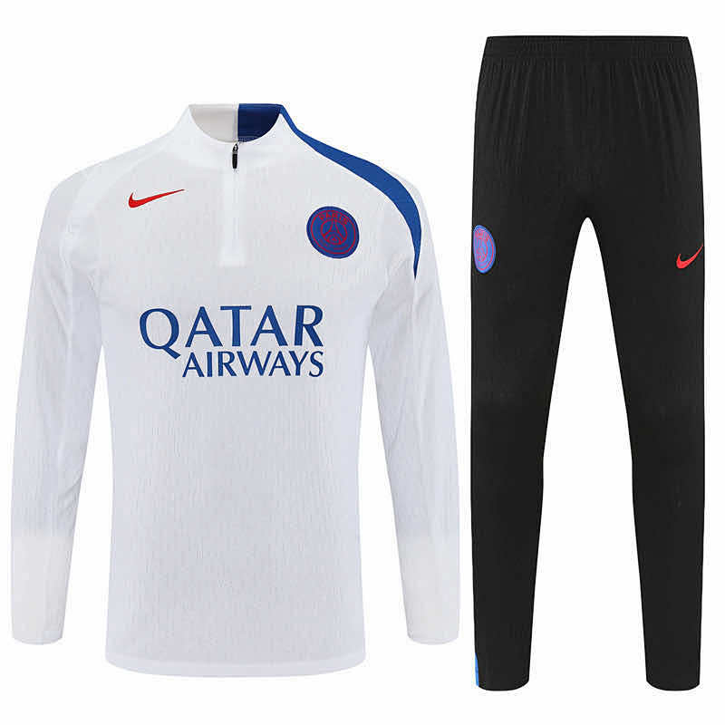 Paris Saint-Germain F.C. Half Zip Training Suit Set