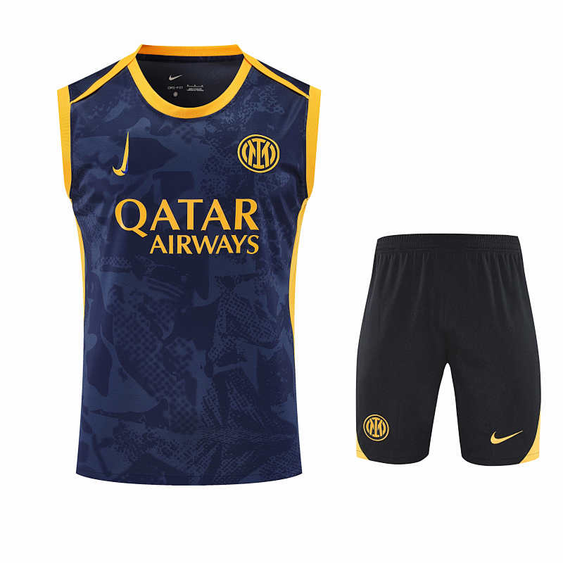 F.C. Internazionale Milano Training Clothes Suit Vest Fan Version