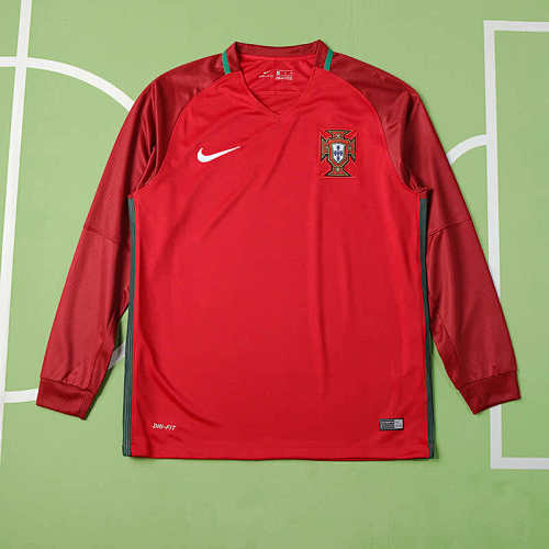 Portugal Home Retro Long Sleeve Fan Version