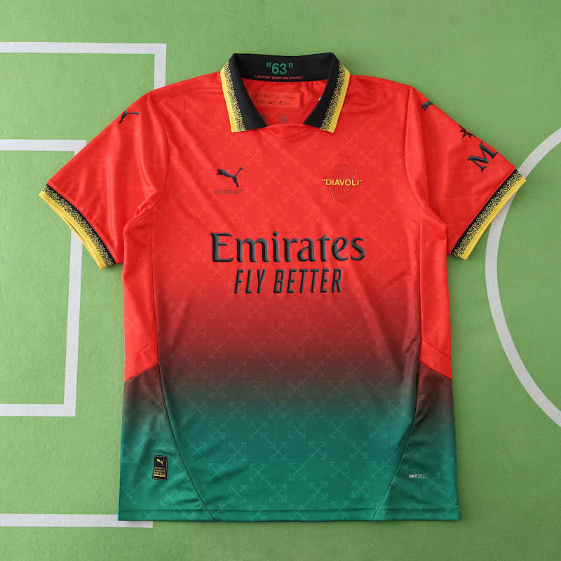 A.C. Milan X Off-White Fan Version