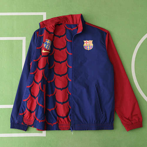FC Barcelona Barça Wear On Both Sides Windbreaker